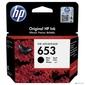 HP 653 Black Original Ink Advantage Cartridge