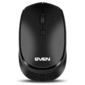 SVEN Беспроводная мышь RX-210W чёрная  (2, 4 GHz,  3+1кл. 800-1400 DPI,  блистер)
