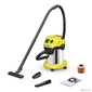 Строительный пылесос Karcher WD 3 P S V-17 / 4 / 20 1000Вт  (уборка: сухая / сбор воды) желтый