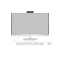 Моноблок HP Pavilion I  27-cr0156nh NT 27" FHD (19201080) Core i7-1355U,  8GB DDR4 3200  (1x8GB),  SSD 512Gb,   Internal graphics,  no DVD, ENG kbd&mouse wired,  5MP Webcam,  White,  DOS,  1Y Wty