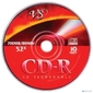 Диск CD-R VS 700 Mb,  52x,  Конверт  (5),   (5 / 250).