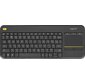 Клавиатура Logitech K400 Plus черный USB беспроводная  (920-007173)