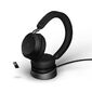 Наушники с микрофоном Jabra Evolve2 75,  Link380a MS Stereo Black черный накладные BT / Radio оголовье  (27599-999-999)