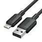 Кабель Vention USB 2.0 AM / Lightning 8M для iPad / iPhone 2.4A Черный
