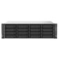 SMB QNAP TS-1673AU-RP-16G NAS 16 HDD trays,  2x 2.5 GbE,  rackmount,  2 PSU. 4-core AMD V1500B 2, 2 GHz, , RAM 16 GB  (1 x 16 GB) up to 32 GB  (2 x 16 GB). W / o rail kit RAIL-B02