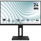 MSI PRO MP242AP 23.8" Black  (IPS,  1920x1080,  D-Sub+HDMI+DP,  1 ms,  178° / 178°,  300 cd / m,  1000:1  (100M:1),  100Hz,  MM,  Pivot)
