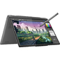 Lenovo Yoga 7 2-in-1 14AHP9 14" (1920x1200 IPS) / Touch / AMD Ryzen 5 8640HS (3.5Ghz) / 16384Mb / 1024SSDGb / noDVD / Int:AMD Radeon 760M / Cam / BT / WiFi / 71WHr / war 1y / 1.61kg / storm grey / Win11Home + 65W,  Pen,  RU kbd