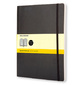Блокнот Moleskine CLASSIC SOFT QP622 190х250мм 192стр. клетка мягкая обложка фиксирующая резинка черный