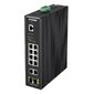 D-Link PROJ Managed L2 Industrial Switch 10x1000Base-T  (8x1000Base-T PoE),  2x1000Base-X SFP,  PoE Budget 123W,  Surge 6KV,  CLI,  RJ45 Console,  Alarm relay,  Dying Gasp,  DIN-Rail,  metal case IP30,  -40 to 6