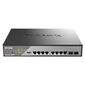 Сетевой коммутатор /  Smart L2 Surveillance Switch 8х1000Base-T PoE 802.3bt 90W,  2x1000Base-X SFP,  PoE Budget 242W,  Long-range PoE up to 250m