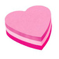 Блок самоклеящийся бумажный 3M Post-it Original 2007H Сердце 7100172402 70x70мм 225лист. розовый 3цв.в упак. "сердце"