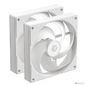 Вентилятор для корпуса ID-COOLING AS-140-W DUET  (2 pcs,  140mm,  1800rpm,  72, 2 CFM,  24, 9 дБ,  PWM 4-pin,  white)  (AS-140-W DUET)