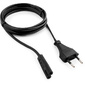 Кабель Cablexpert PC-184 / 2-1.8М Вилка IEC C7  (2-pin) 1.8м черный пакет