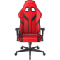 Компьютерное кресло DXRacer Peak Prince up to 100kg/180cm, top gun, 3D armrest, leatherette, recline 135, 2' wheels, red black