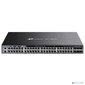 TP-Link SG6654XHP,  Стекируемый управляемый коммутатор 3го уровня Omada с 48 гигабитными портами PoE+ и 6 портами SFP+