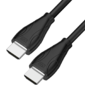 Кабель 1.0m HDMI черный,  Ultra HD,  4K,  10.2 Гбит / с,  3D,  экран