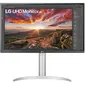 LG UltraFine 27UP850N-W 27" IPS monitor,  3840x2160,  400cd / m2,  16:9,  5мс  (GtG),  HDMIx2,  DP,  Audio out,  USB hub,  USB-C (90W),  60Hz,  178 / 178,  speakers 5Wx2,  внешний БП,  FreeSync Premium,  HDR 10,  DisplayHDR™ 400,  HAS,  VESA  (100x100 мм),  silver+white