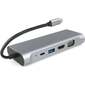 Cablexpert A-CM-COMBO7-01 Адаптер интерфейсов Cablexpert A-CM-COMBO7-01,  USB-CM 7-в-1  (Type-C,  USB3.0,  HDMI,  VGA,  RJ-45)