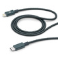 Deppa Дата-кабель USB-C - Lightning,  MFI,  алюминий / нейлон,  3A,  1.2м,  графит