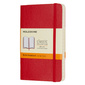 Блокнот Moleskine CLASSIC SOFT QP611F2 90x140мм 192стр. линейка мягкая обложка фиксирующая резинка красный