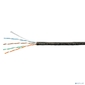 Cabeus UTP-4P-Cat.5e-SOLID-BK Кабель витая пара UTP  (U / UTP),  категория 5e,  4 пары  (24 AWG),  одножильный,  PVC нг (А)-LS,  черный
