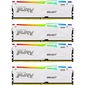 Память оперативная /  Kingston 128GB 5200MT / s DDR5 CL40 DIMM  (Kit of 4) FURY Beast White RGB XMP