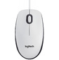 Мышь /  Logitech Mouse M100 USB White Ret