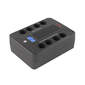 Линейно-интерактивный ИБП ДКС серии Info PDU,  800 ВА / 480 Вт,  1 / 1, 8xSchuko,  LCD,  1x8Aч
