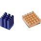 Набор радиаторов ACD RA207 Golden + Blue Heat Sink set  for Raspberry Pi 3