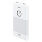 Perfeo Powerbank 10000 mah + Micro usb  / In Micro usb  / Out USB 1 А,  2.1A /  White  (PF_B4297)