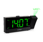 Радиобудильник Hyundai H-RCL243 черный LCD проек.изоб. подсв:зеленая часы:цифровые FM