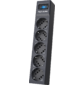 Surge protector Pilot sG-Max 5 outlets  (GP),  15А / 3.3 kVt,  automatic circuit-breaker,  10 m,  gfaphite