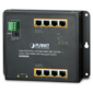 IP30,  IPv6 / IPv4,  8-Port 1000T 802.3at PoE + 2-Port 100 / 1000X SFP Wall-mount Managed Ethernet Switch  (-40 to 75 C,  dual power input on 48-56VDC terminal block and power jack,  SNMPv3,  802.1Q VLAN,  IGMP Snooping,  SSL,  SSH,  ACL)