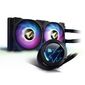 Жидкостная система охлаждения Gigabyte AORUS WATERFORCE X 240 ,  2 x 120mm ARGB Fan,  RTL