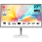 MSI 27" Modern MD2712PW белый IPS LED 1ms 16:9 HDMI M / M матовая HAS Piv 300cd 178гр / 178гр 1920x1080 100Hz FreeSync FHD USB