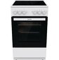 Плита Электрическая Gorenje GEC5A12WG-B белый стеклокерамика  (без крышки)