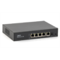 Коммутатор  (4084) SKAT PoE-4E-1G-1S коммутатор PoE Plus,  мощность 80Вт,  порты: 4-Ethernet,  1-Uplink,  1-SFP