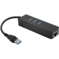 Greenconnect USB 3.0 Хаб на 3 порта + 10 / 100Mbps Ethernet Network  (GCR-AP04)