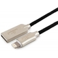 Cablexpert Кабель для Apple CC-P-APUSB02Bk-1M MFI,  AM / Lightning,  серия Platinum,  длина 1м,  черный,  блистер