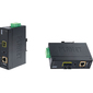 IP30 Industrial 10 / 100 / 1000Base-T to Gigabit SFP Converter with 802.3at POE+  (-40 to 75C)