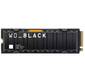WD SSD Black SN850X,  1.0TB,  M.2 (22x80mm),  NVMe,  PCIe 4.0 x4,  3D TLC,  R / W 7300 / 6300MB / s,  IOPs 800 000 / 1 100 000,  TBW 600,  DWPD 0.3,  with Heat Spreader  (12 мес.)