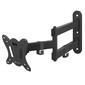Кронштейн ONKRON /  10-32'' макс 100*100 мм,  2 колена,  наклон -+ 8?,  поворот: 180°,  от стены 65-408 мм,  макс вес 25кг,  черный