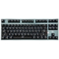 Клавиатура беспроводная Gembird KBW-G540L,  механическая, BT 5.0 / 2, 4ГГц,  мет, перекл.Outemu Blue, 87 кл., бел.под.