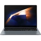 Ноутбук Samsung Galaxy Book4 Pro 16" (2880x1800 AMOLED) / Touch / Intel Core Ultra 5 125H (1.2Ghz) / 16384Mb / 512PCISSDGb / noDVD / Int:Intel Arc graphics / Cam / BT / WiFi / 76WHr / war 1y / 1.56kg / Moonstone Gray / Win11Home + Eng kbd 3 pin