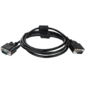 Кабель соединительный SVGA  (15m / 15m) 1, 8m 2 фильтра TV-COM <QCG341AD-1.8M>