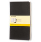 Блокнот Moleskine CAHIER JOURNAL QP317 130х210мм обложка картон 80стр. клетка черный  (3шт)