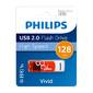 Флеш накопитель 128GB PHILIPS VIVID2.0 128GB,  USB 2.0