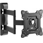 Кронштейн ONKRON /  17-42'' макс 200*200 мм,  2 колена,  наклон -+ 8?,  поворот: 180°,  от стены 65-448 мм,  макс вес 35кг,  черный