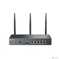 TP-Link ER706W,  VPN-маршрутизатор Omada с гигабитными портами и поддержкой Wi-Fi AX3000,  1 гиг. SFP WAN / LAN,  1 гиг. RJ45 WAN,  4 гиг. RJ45 WAN / LAN,  USB 3.0,  до 574 М / с на 2, 4 ГГц + до 2402 М / с