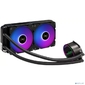 Комплект водяного охлаждения ExeGate BlackWater-240V3.PWM.ARGB  (3 PIN 5V ADDRESSABLE RGB подсветка,  LGA2066 / 2011 / 1366 / 1150 / 1151 / 1155 / 1156 / 1200 / 1700 / 1851 / AM4 / AM5 / FM1 / FM2 / FM2+ / AM2 / AM2+ / AM3 / AM3+,  TDP 260W,  Fan 120mm,  PWM,  600-1800RPM,  Hydro bearing,  4pin,  макс. шум 37db,  с термопастой,  на винтах,  черный,  Color Box)